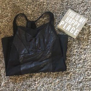 Metallic Detail Workout Top